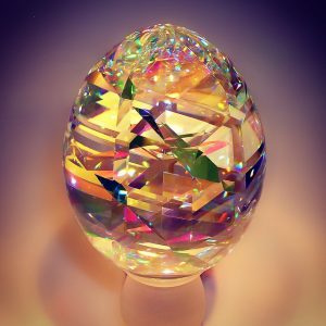 Joyful Holiday Energy Egg By Jack Storms